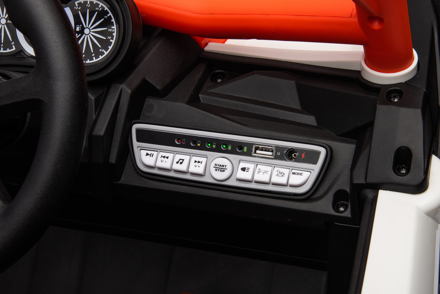 Dune Buggy UTV NEL-901 12V Kids Ride On Car Leather Seat Rubber Wheel