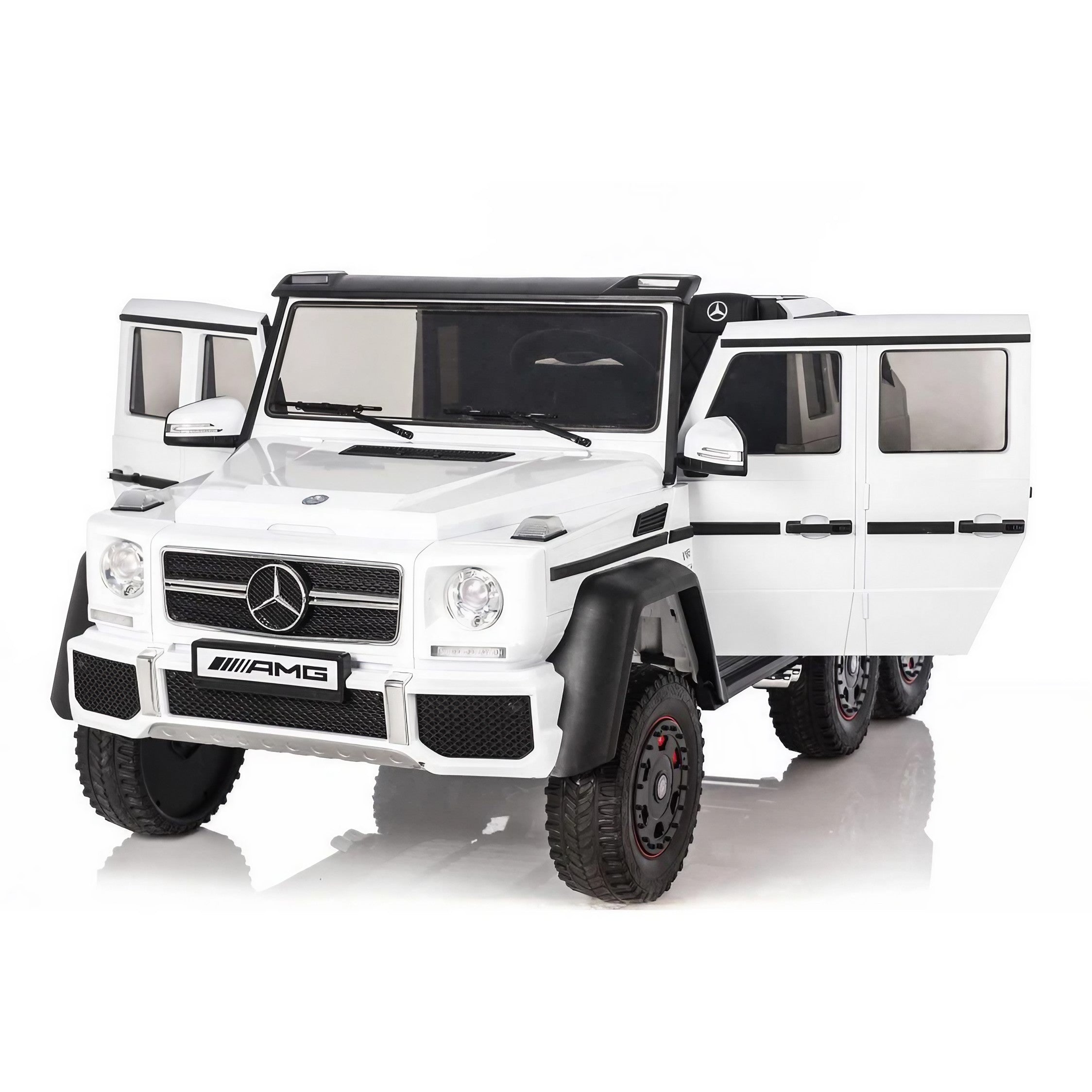 Licensed Mercedes Benz AMG G63 6 Wheel 24V DELUXE Two Seater Kids