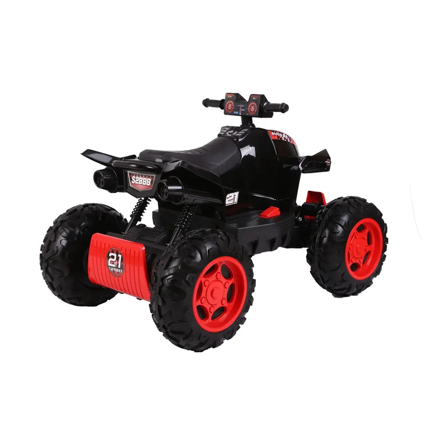 ATV S2888 24V Off-Road 4×4 Kids Ride On Car Black