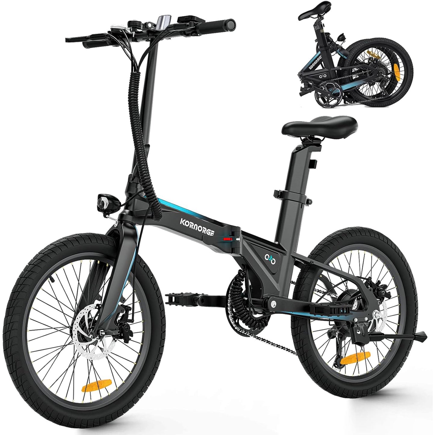 KORNORGE A9 Foldable Electric Bike