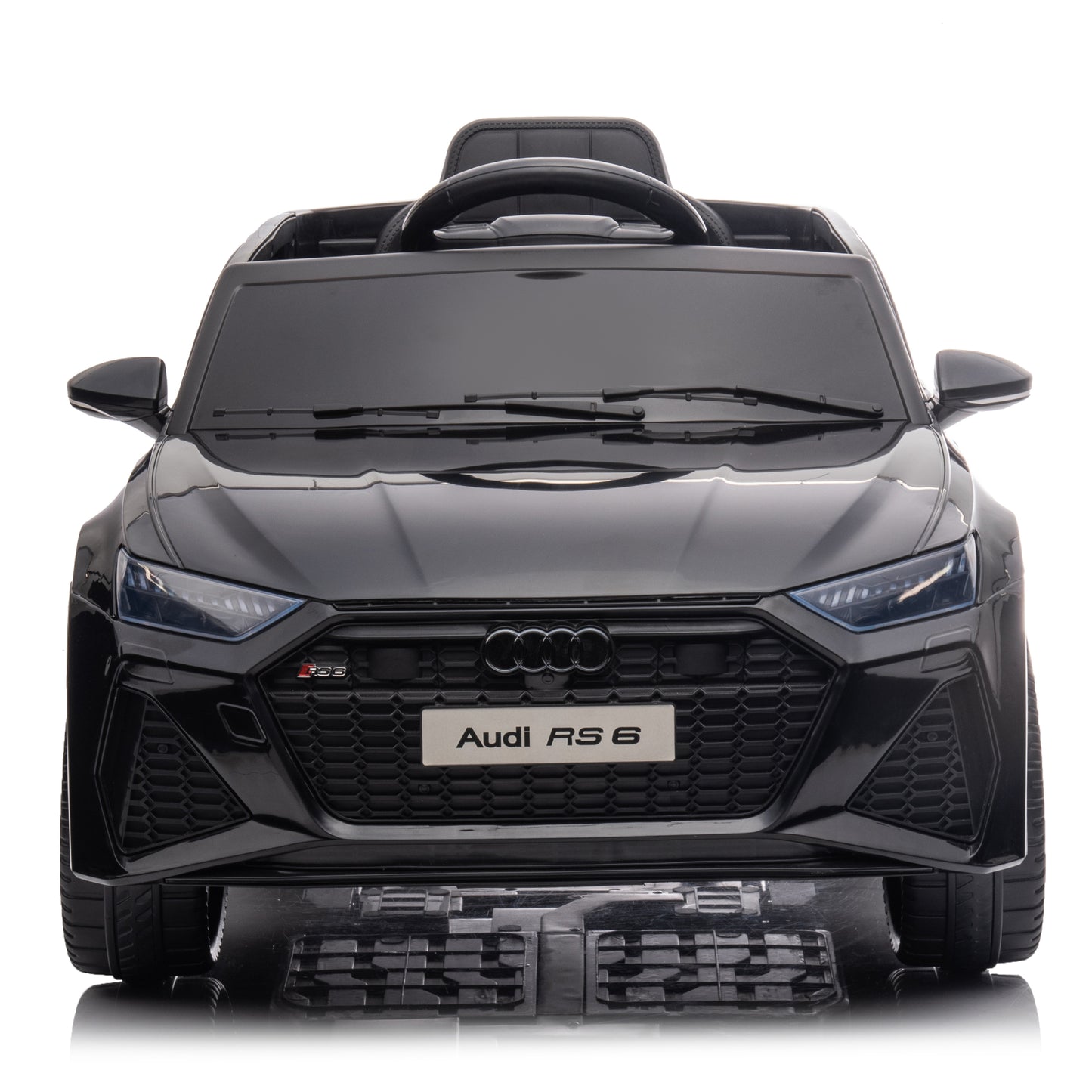 Audi RS6 ZB-2118 12V Kids Ride On Car Black