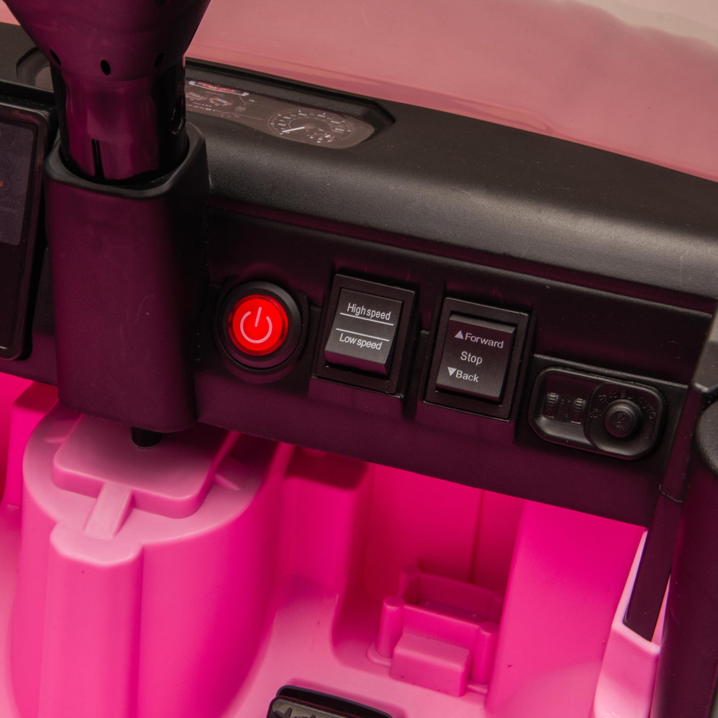 Licensed Dodge RAM 3500 ZB-2577 12V Kids Ride On Car Pink