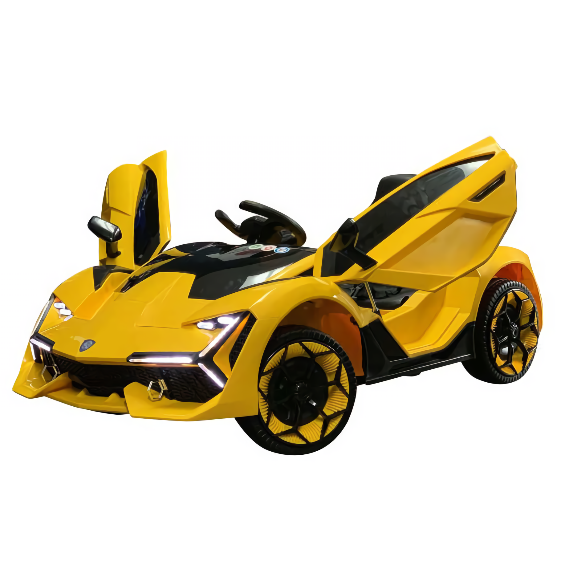 Lamborghini Style NEL-603 12V One Seater Kids Ride On Car Rubber