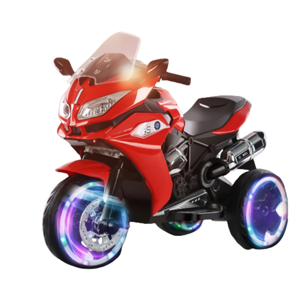 Kids red motorbike best sale