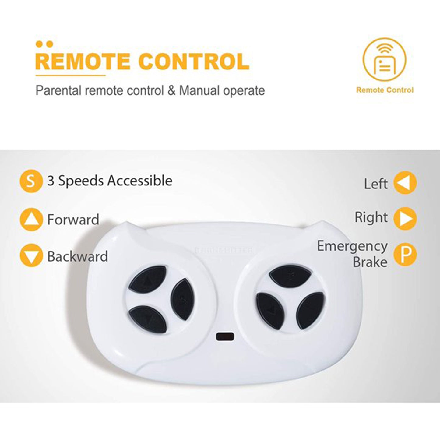 2024 Racing Sport Slingshot 12V Two Seater Kids Ride on Car Remote Control