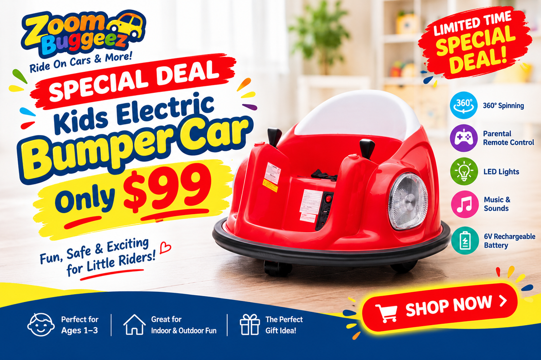 🚗💥 Special Deal: Kids Electric Bumper Car for Only $99!