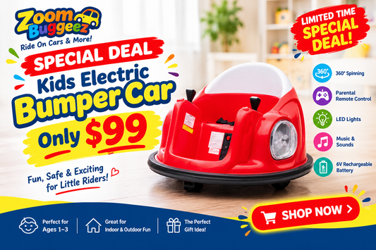🚗💥 Special Deal: Kids Electric Bumper Car for Only $99!