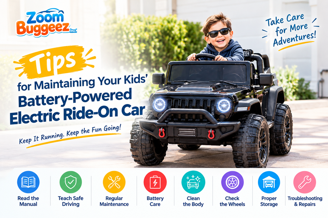 Tips for Maintaining Your Kids Battery Electric Ride on Car