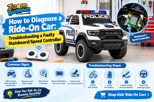 How to Diagnose a Ride-On Car: Troubleshooting a Faulty Mainboard/Speed Controller