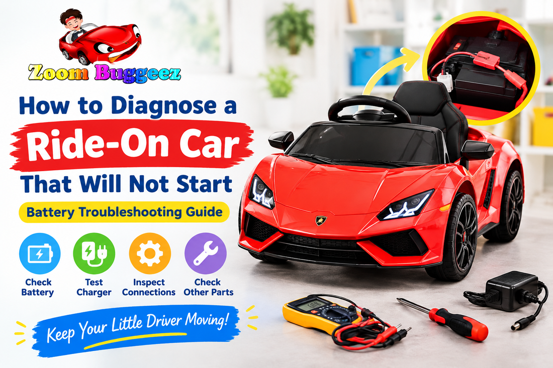 How to Diagnose a Ride-On Car That Will Not Start: Battery Troubleshooting Guide