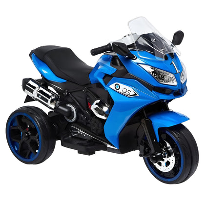 2025 R1200 6V 3 Wheel Electric Kids Ride On  Motorcycle Blue
