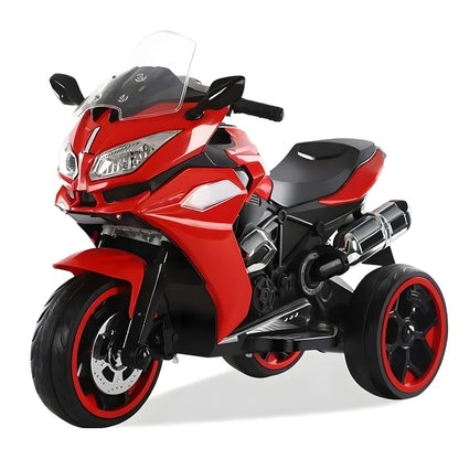 2025 R1200 6V 3 Wheel Electric Kids Ride On  Motorcycle Red(Pre-Order)