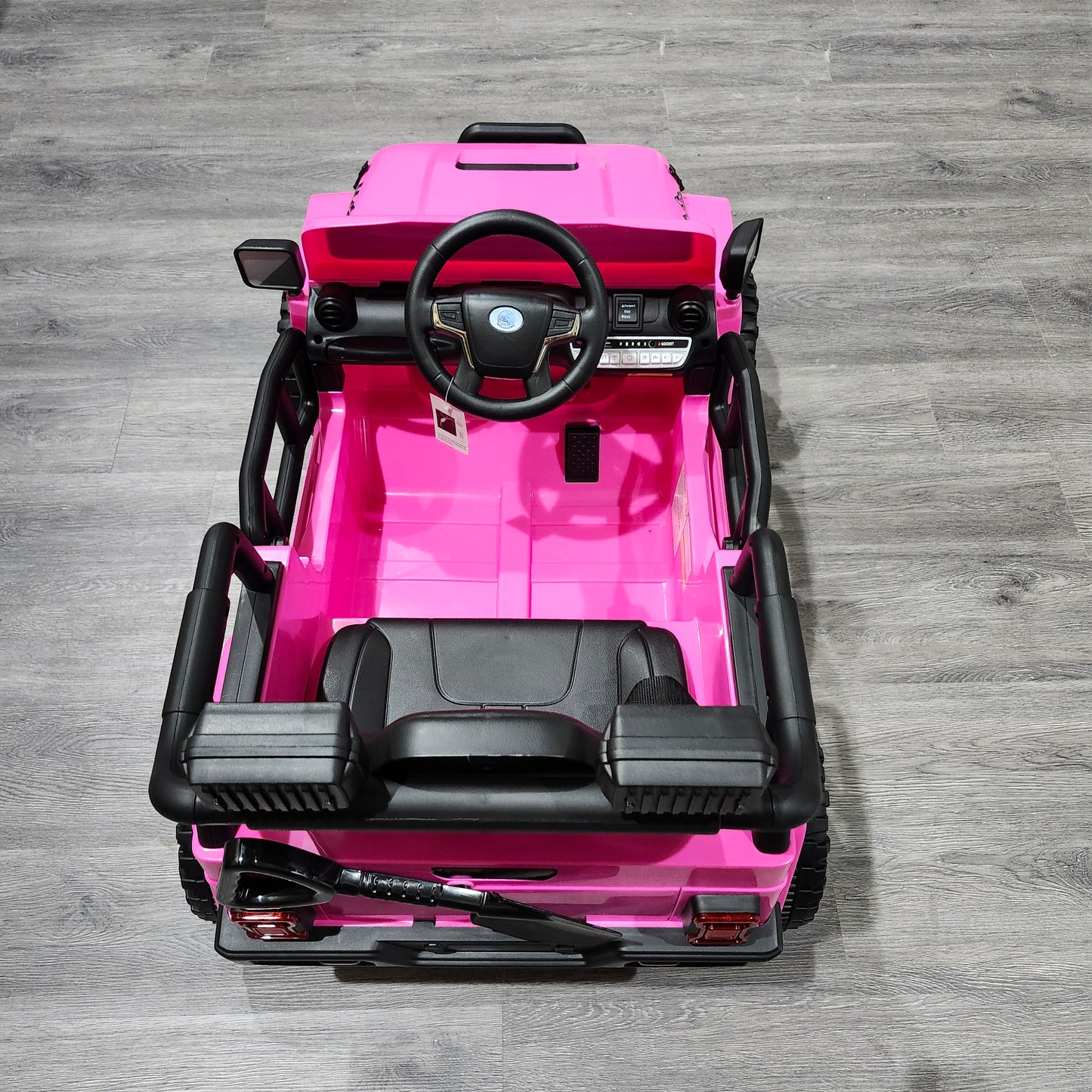 2025 S619 12V Electric Kids Ride On Jeep Wrangler Truck Pink