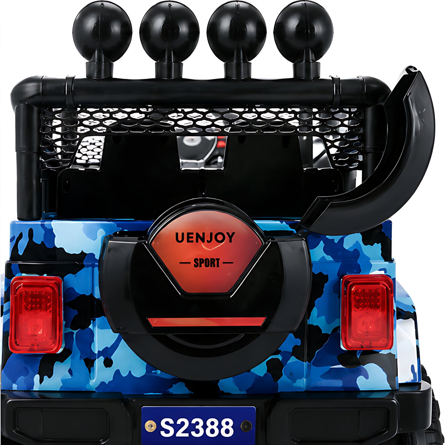 Jeep Wrangler Truck S2388 12V Electric Kids Ride On Car CamoFlage Blue