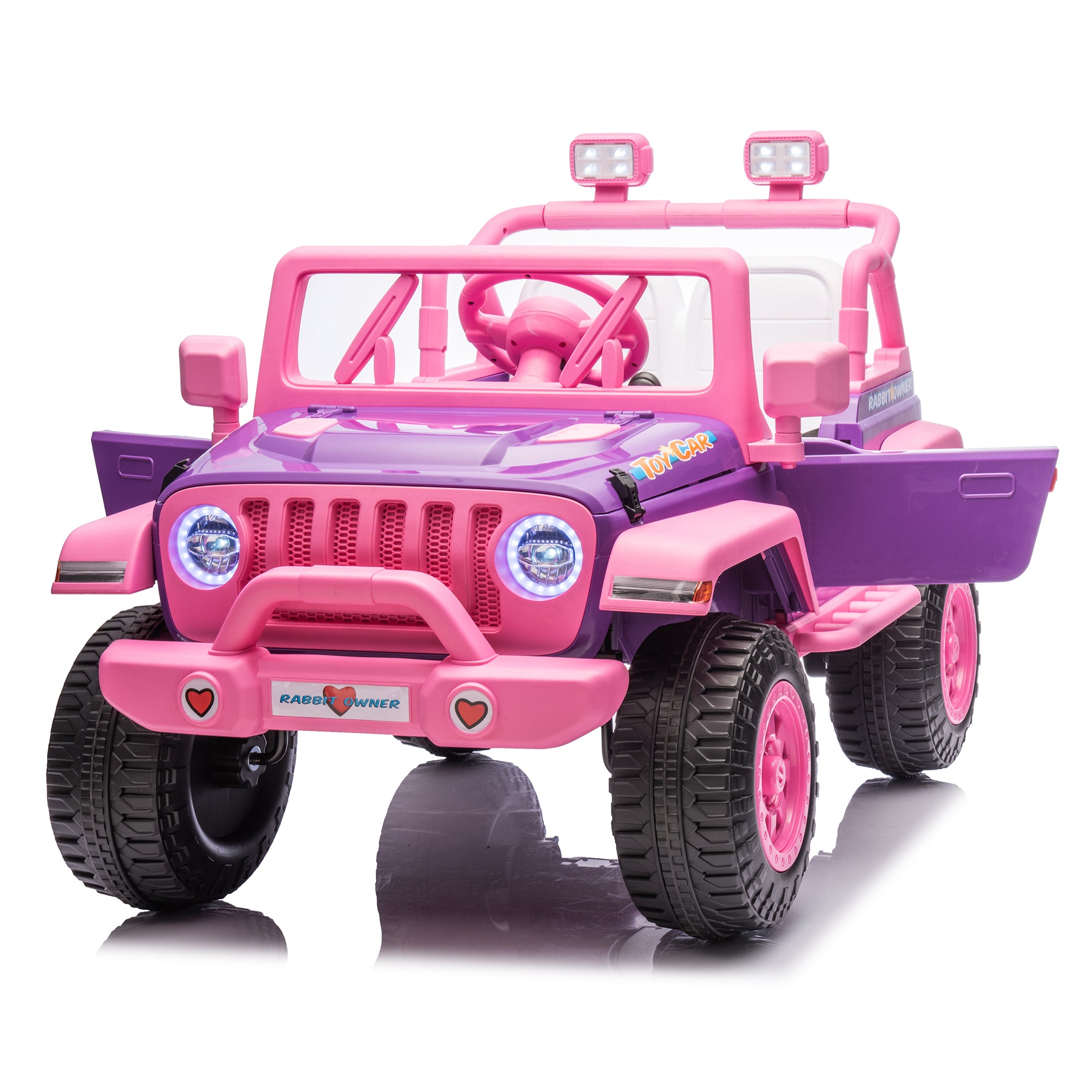Princess Jeep Truck NEL-617 12V Electric Kids Ride On Car Leather
