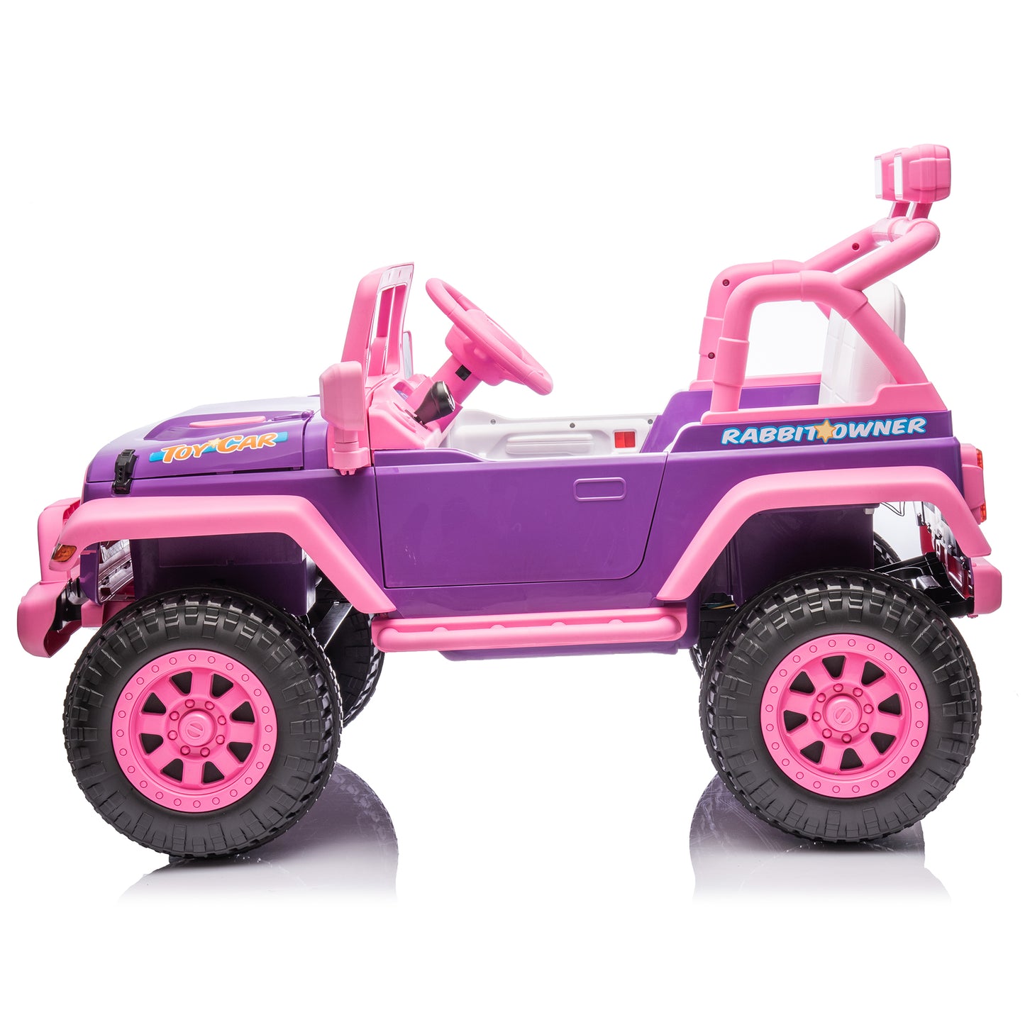 2025 NEL-617 12V Electric Kids Ride On Truck Jeep Style Pink