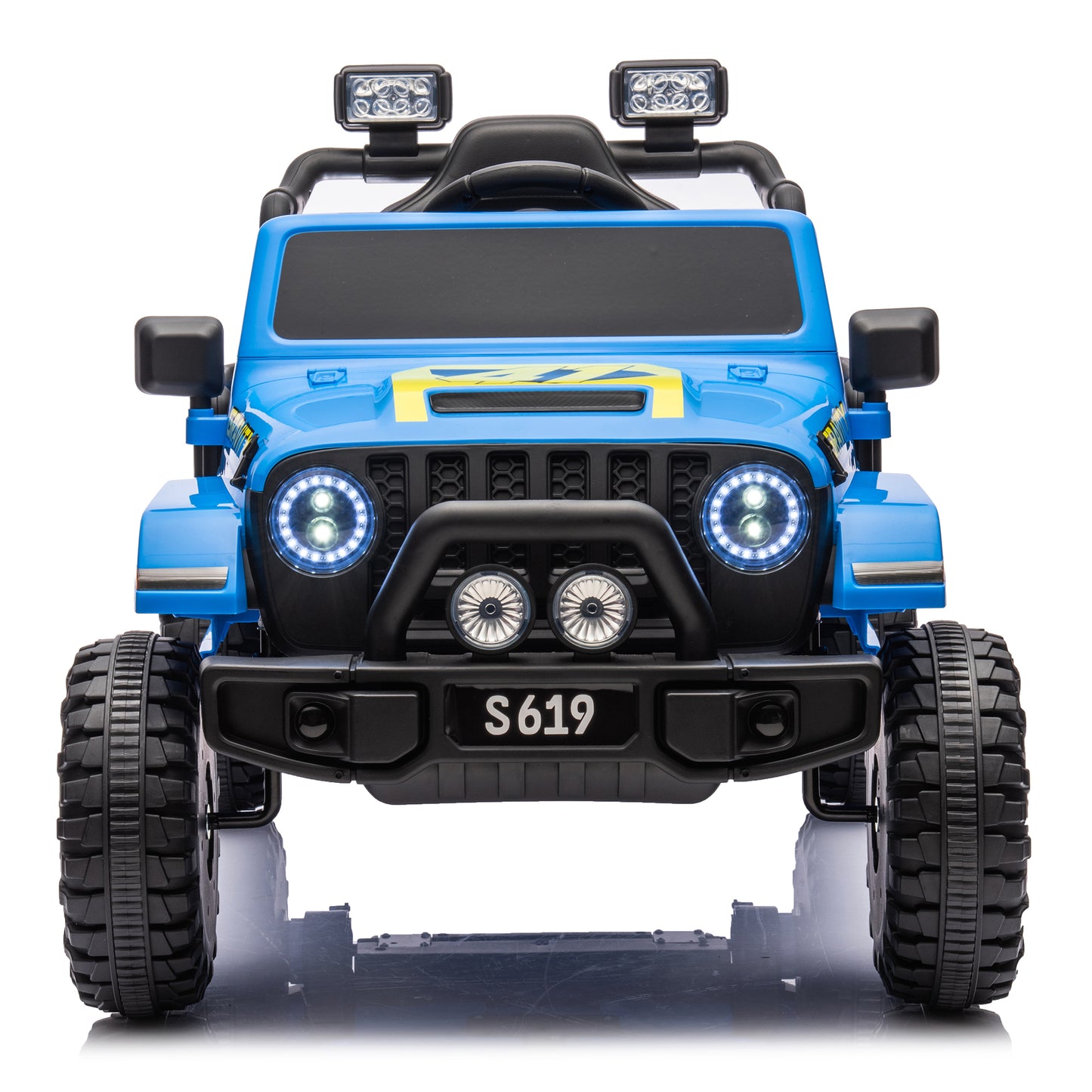 2025 S619 12V Electric Kids Ride On Jeep Wrangler Style Truck