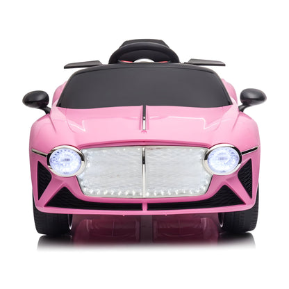 Bentley Style 12V NEL-6688  Kids Ride On Car Pink