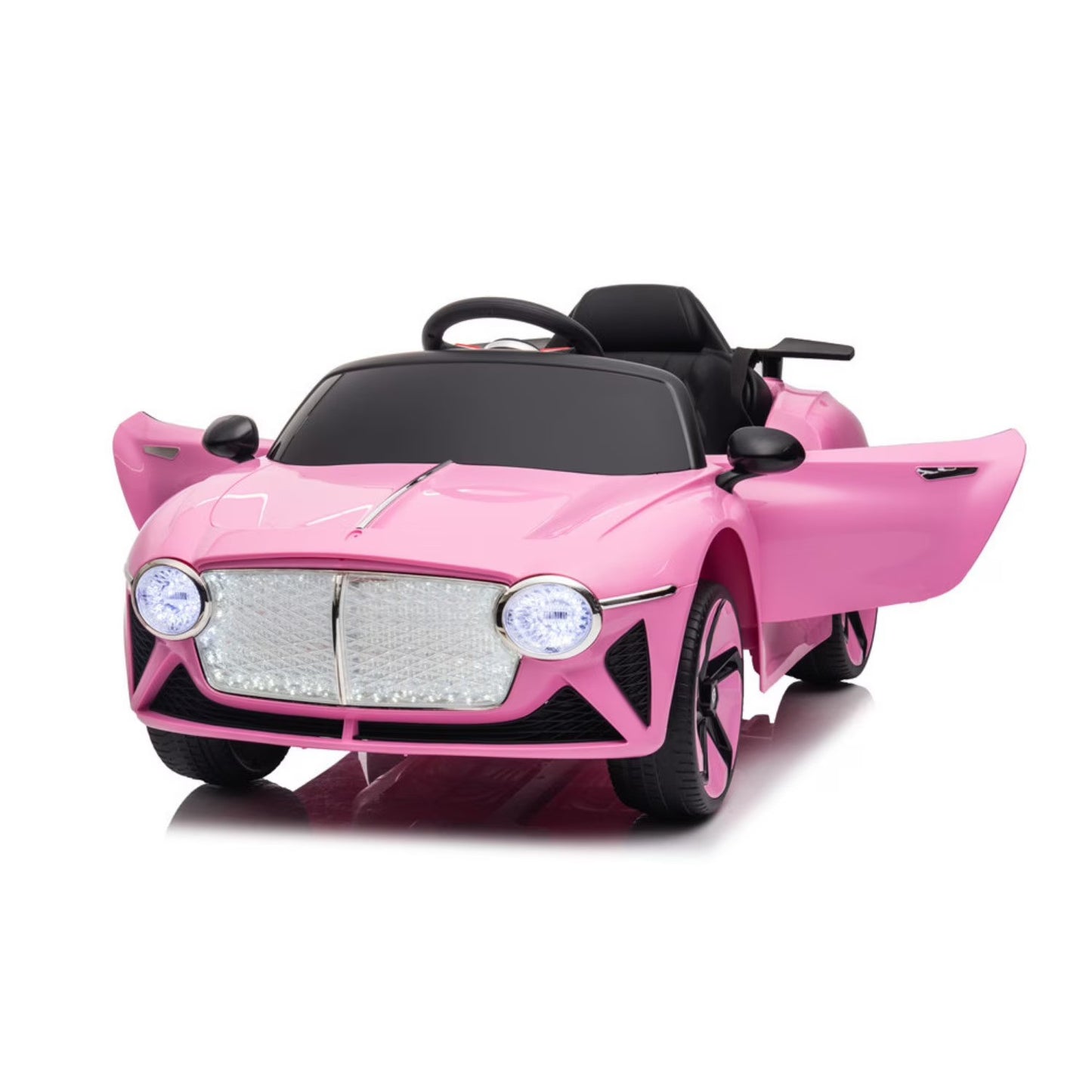 Bentley Style 12V NEL-6688  Kids Ride On Car Pink