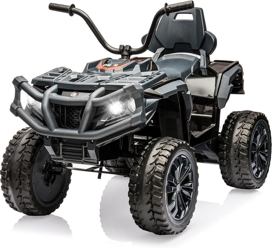 ATV UU01 24V Off-Road Kids Ride On UTV Black