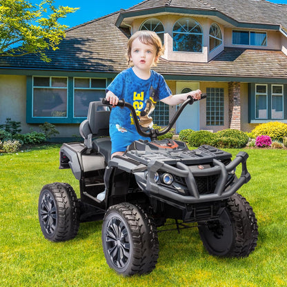 ATV UU01 24V Off-Road Kids Ride On ATV Black
