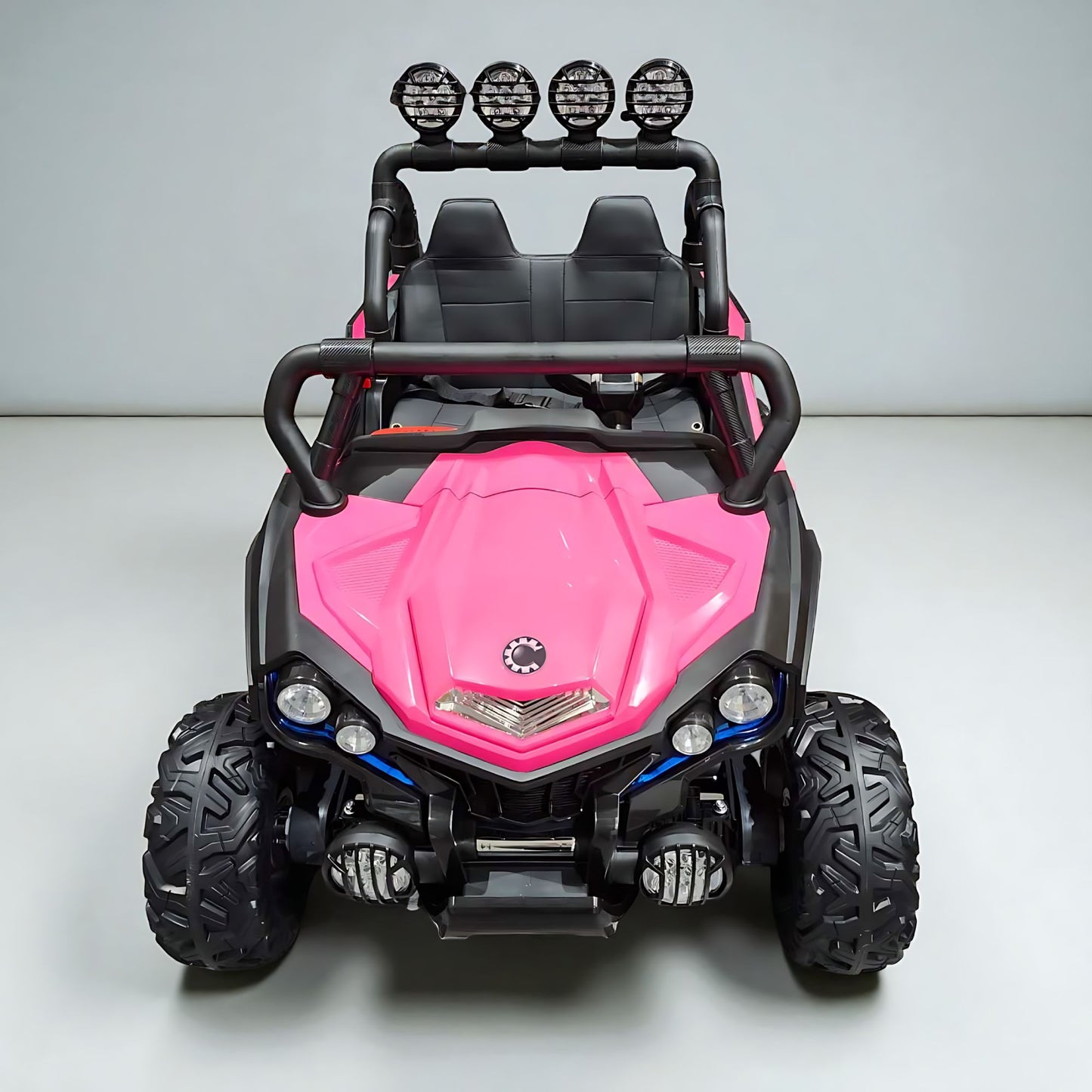 UTV Buggy NEL-903 24V 4×4 Two Seater Off-Road Ride On Car Leather Seat Rubber Wheel Pink