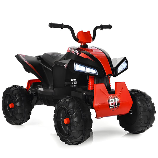 2025 S2888 24V Off-Road 4×4 Kids Ride On ATV Black