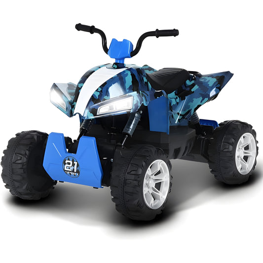 2025 Uenjoy S2888 24V Off-Road 4×4 Kids Ride On ATV Blue