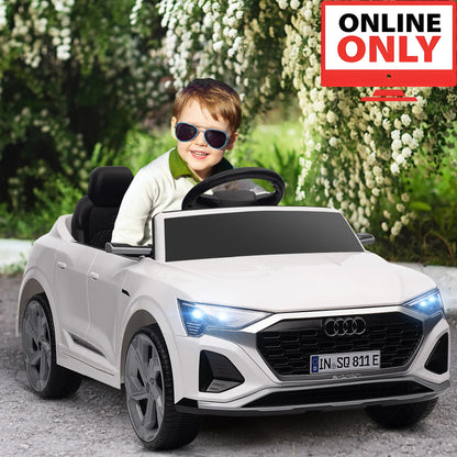12V ZB363V80 Licensed Audi Q8 Etron Sportback Ride on Car Age 1-4 (Online Order Only)