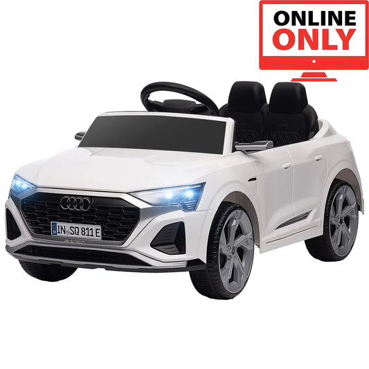 12V ZB363V80 Licensed Audi Q8 Etron Sportback Ride on Car Age 1-4 (Online Order Only)
