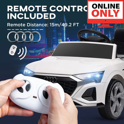 12V ZB363V80 Licensed Audi Q8 Etron Sportback Ride on Car Age 1-4 (Online Order Only)