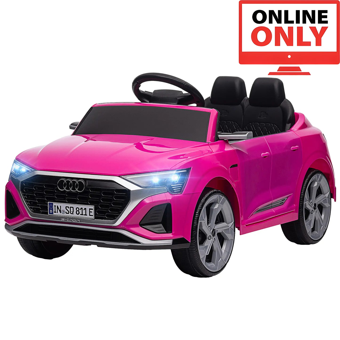 12V ZB363V80 Licensed Audi Q8 Etron Sportback Ride on Car Age 1-4 (Online Order Only)