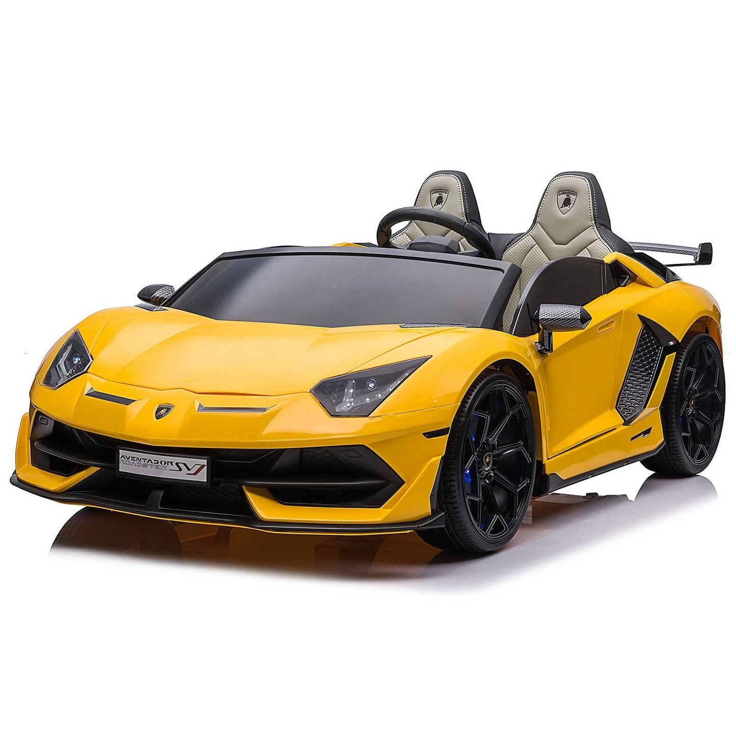 2025 Lamborghini Aventador SVJ 24V Two Seater Ride on Car