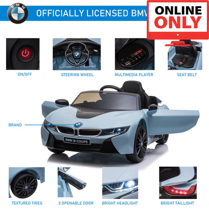 6V ZB118V80 BMW I8 Coupe Kids Electric Ride On Car Age 1-4 (Online Order Only)