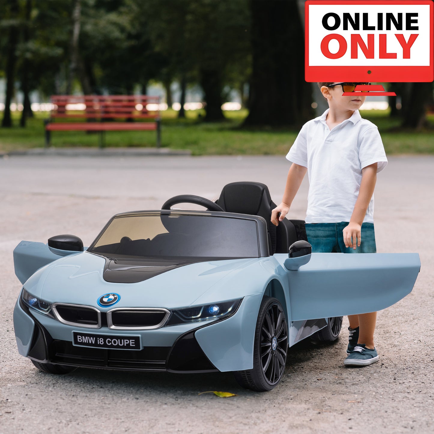 6V ZB118V80 BMW I8 Coupe Kids Electric Ride On Car Age 1-4 (Online Order Only)