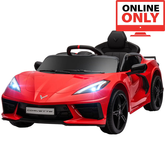 12V ZB315V80 Licensed Chevrolet Corvette Ride on Car Age 1-4 (Online Order Only)