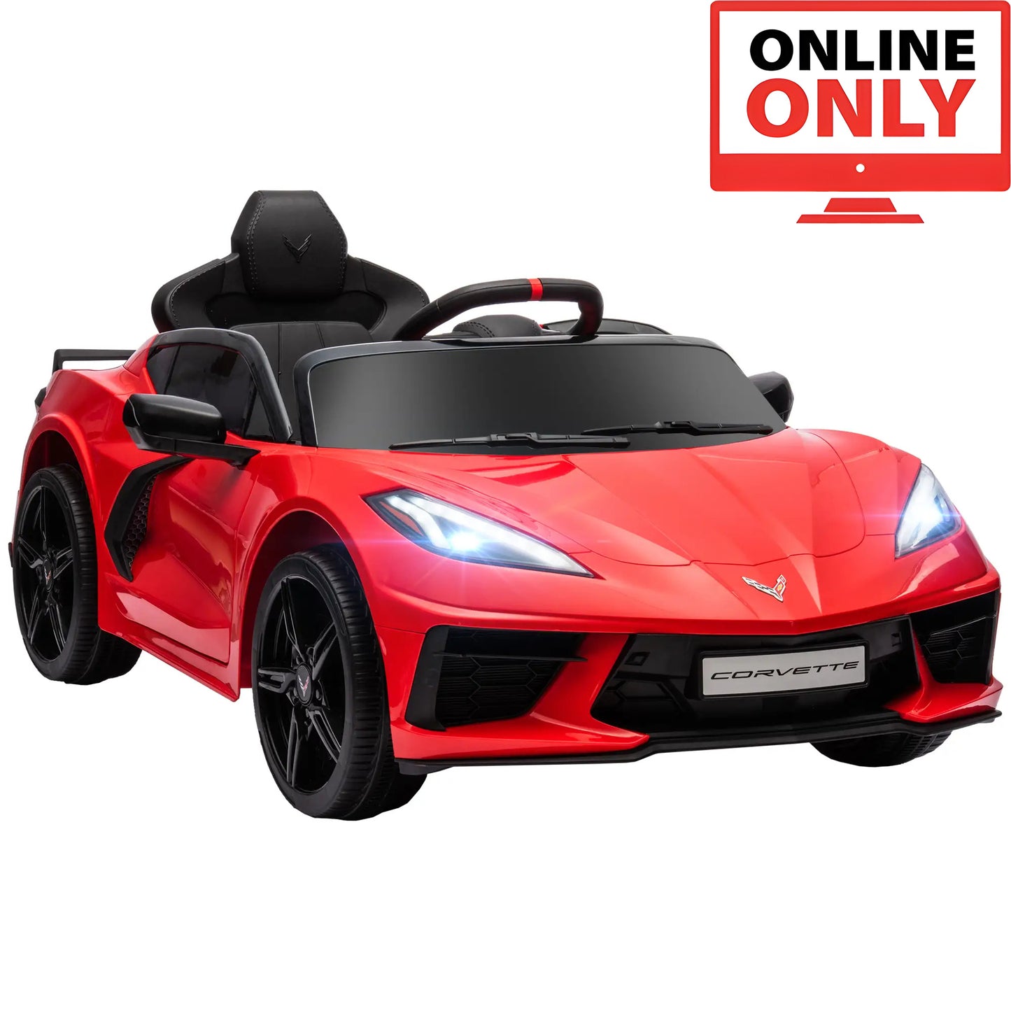 12V ZB315V80 Licensed Chevrolet Corvette Ride on Car Age 1-4 (Online Order Only)