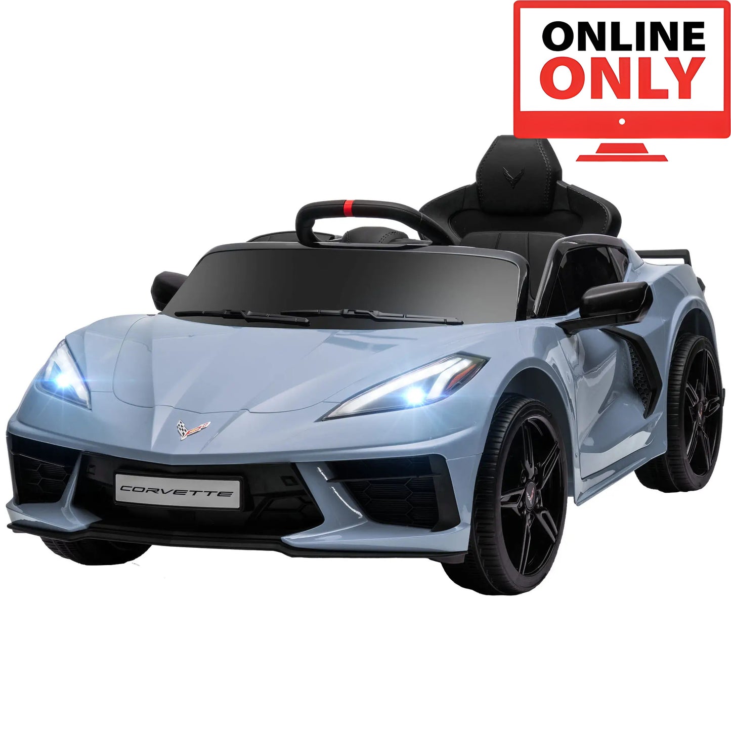 12V ZB315V80 Licensed Chevrolet Corvette Ride on Car Age 1-4 (Online Order Only)