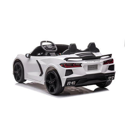 Licensed Chevrolet Corvette C8 24V Two Seater Ride on Car