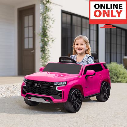 12V ZB237V80 Licensed Chevrolet Tahoe Ride on Car Age 1-4 (Online Order Only)
