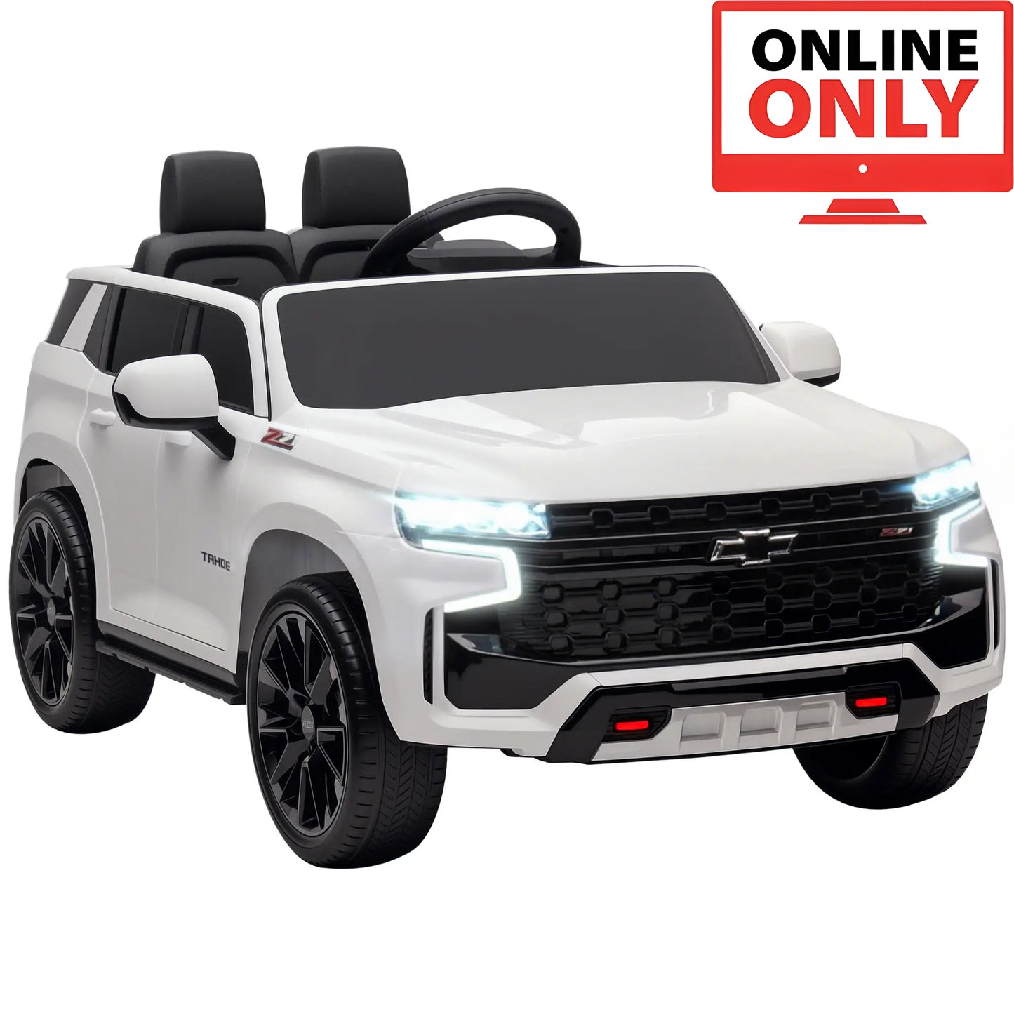 12V ZB237V80 Licensed Chevrolet Tahoe Ride on Car Age 1-4 (Online Order Only)
