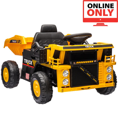 12V ZB350V80 Kids Ride On Dump Truck Construction Vehicle Age 1-4 (Online Order Only)