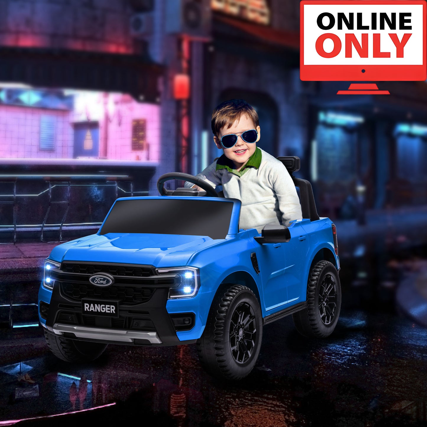 12V ZB325V80 Licensed Ford Ranger Ride on Car Age 1-4 (Online Order Only)
