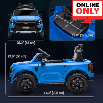 12V ZB325V80 Licensed Ford Ranger Ride on Car Age 1-4 (Online Order Only)