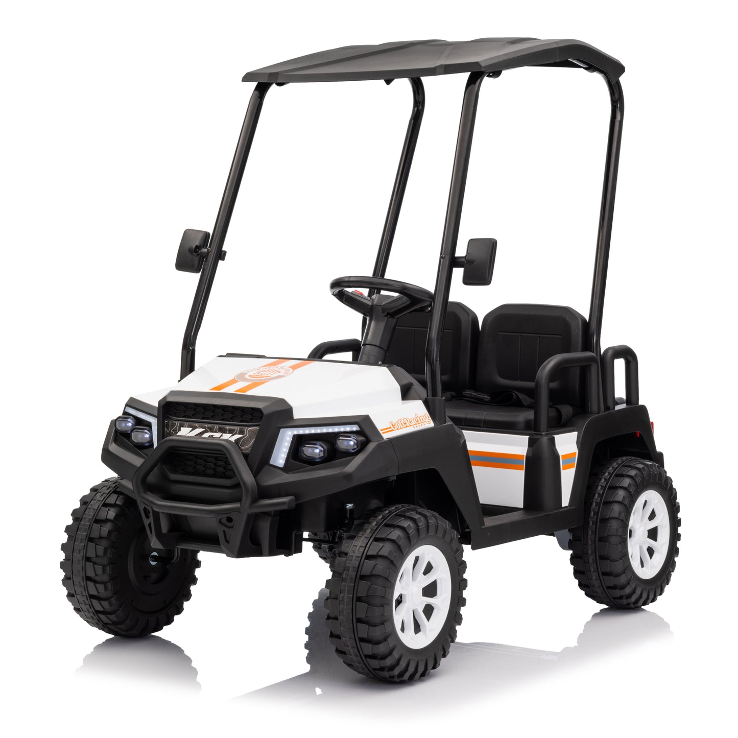 Golf Buggy Cart ZB-XMX650A 24V 4x4 Four Seater Kid Ride on Car Leather Seat Rubber Wheel