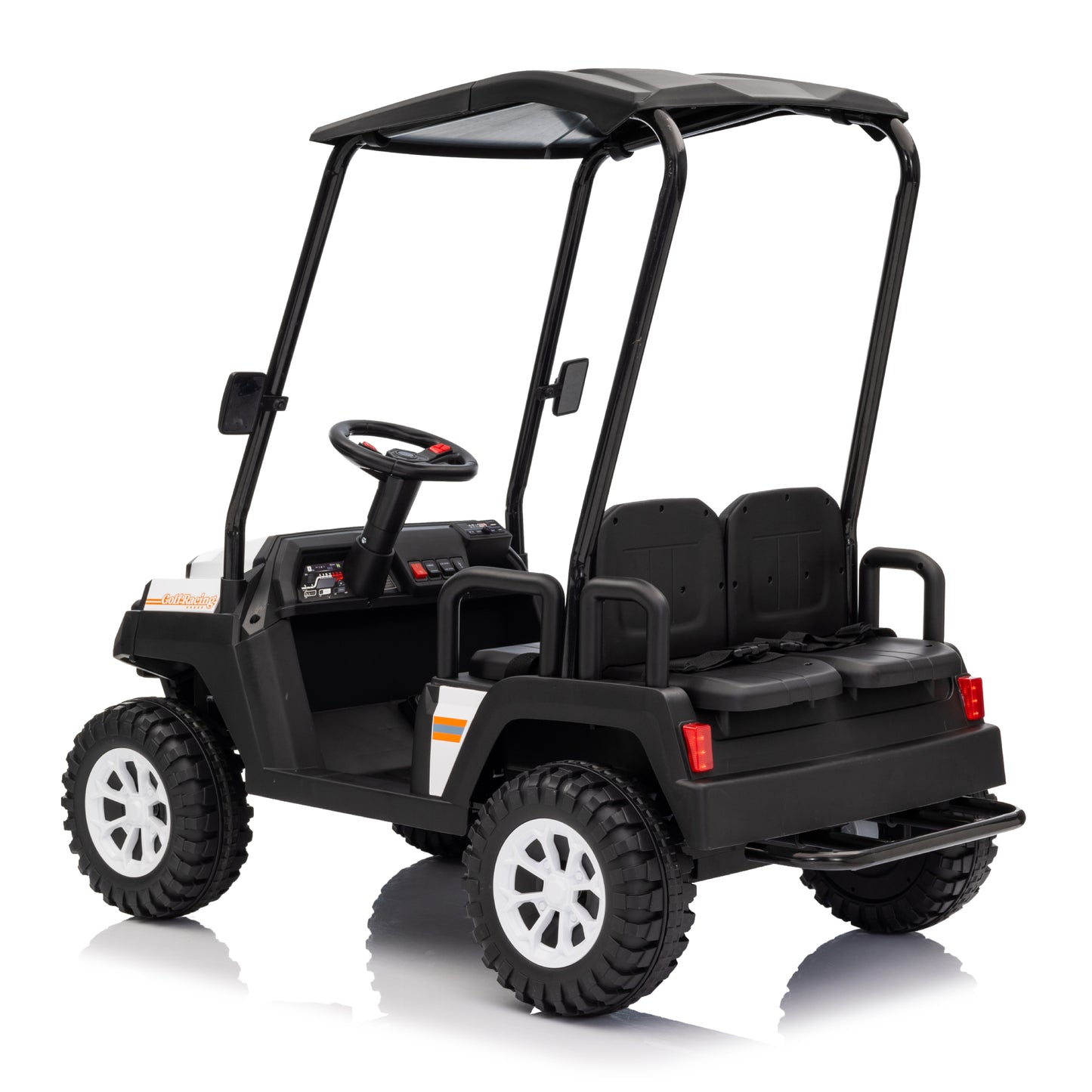 Golf Buggy Cart ZB-XMX650A 24V 4x4 Four Seater Kid Ride on Car Leather Seat Rubber Wheel