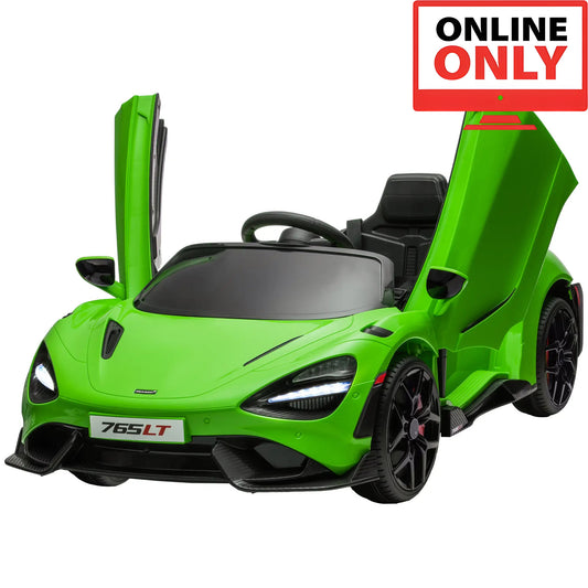 12V ZB346V80 Licensed McLaren 765LT Ride on Car Age 1-4 (Online Order Only)