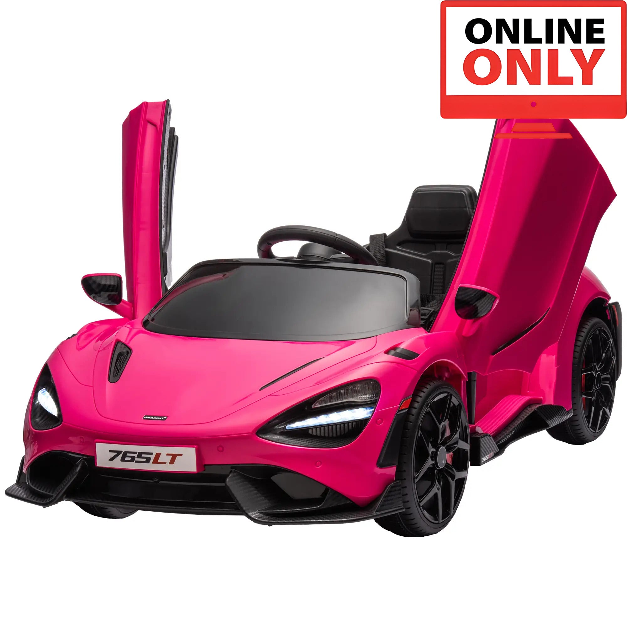 12V ZB346V80 Licensed McLaren 765LT Ride on Car – Zoom Buggeez Inc