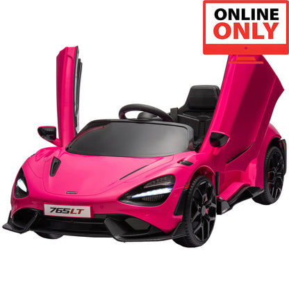 12V ZB346V80 Licensed McLaren 765LT Ride on Car Age 1-4 (Online Order Only)