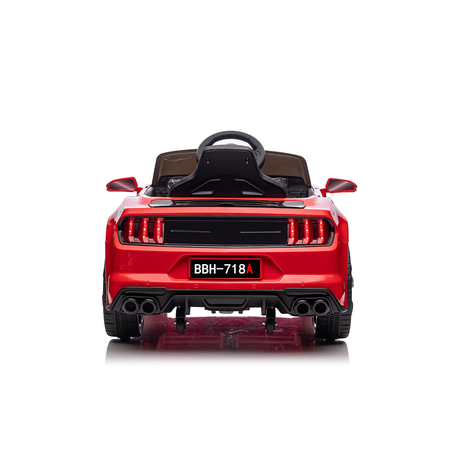 2024 Mustang Style 12V DELUXE Kids Ride On Car 
Red